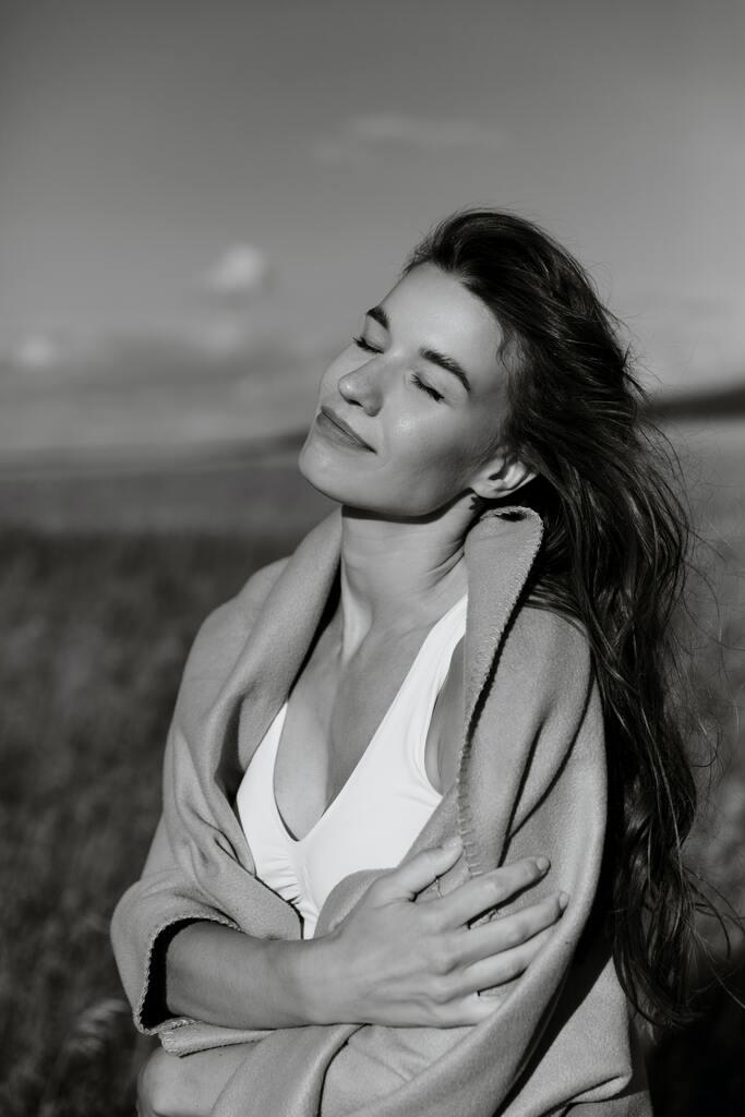 Woman in White Tank Top