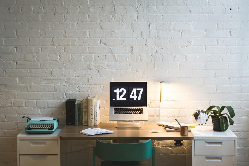 A home office.