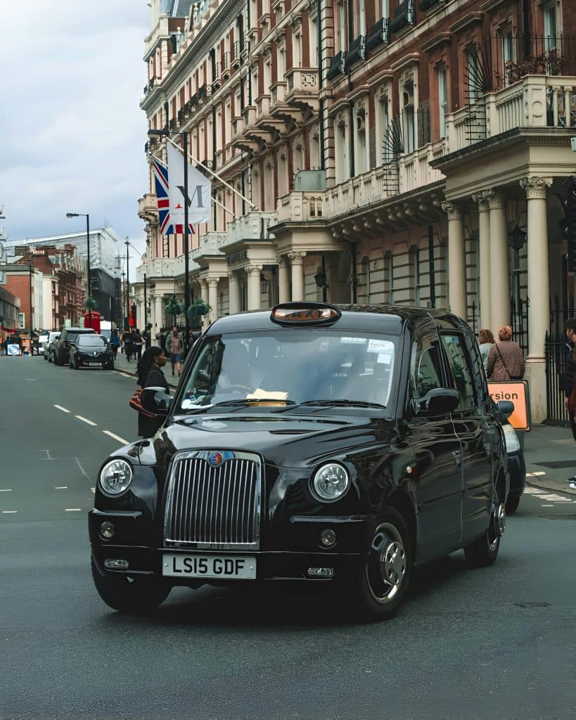 Black Taxi in London
