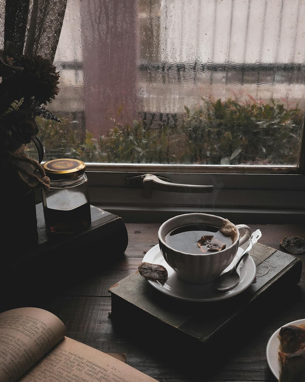 tea in the rainy day